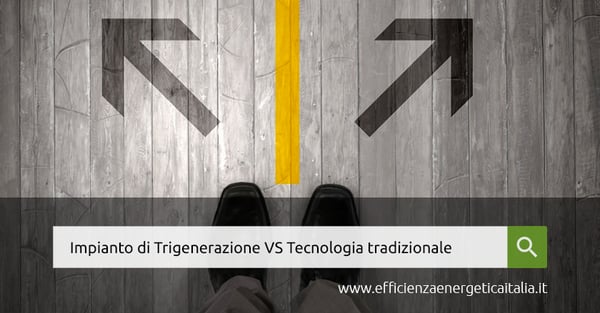 Impianto di Trigenerazione VS Tecnologia tradizionale